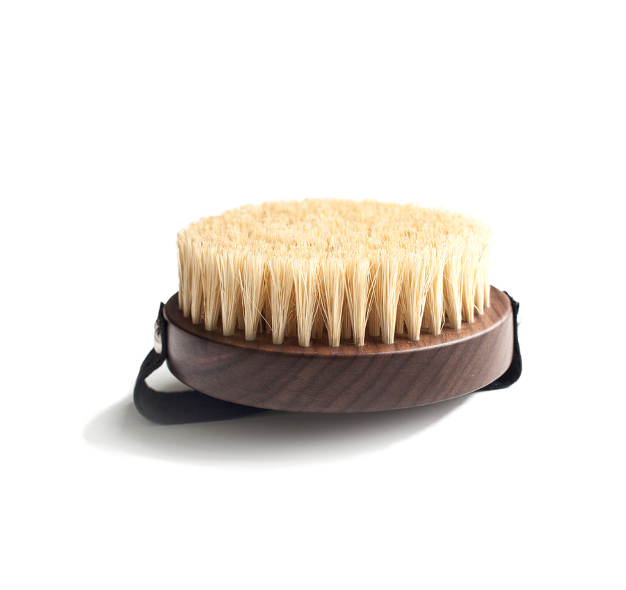 Walnut Wood Dry Body Brush by Cowshed